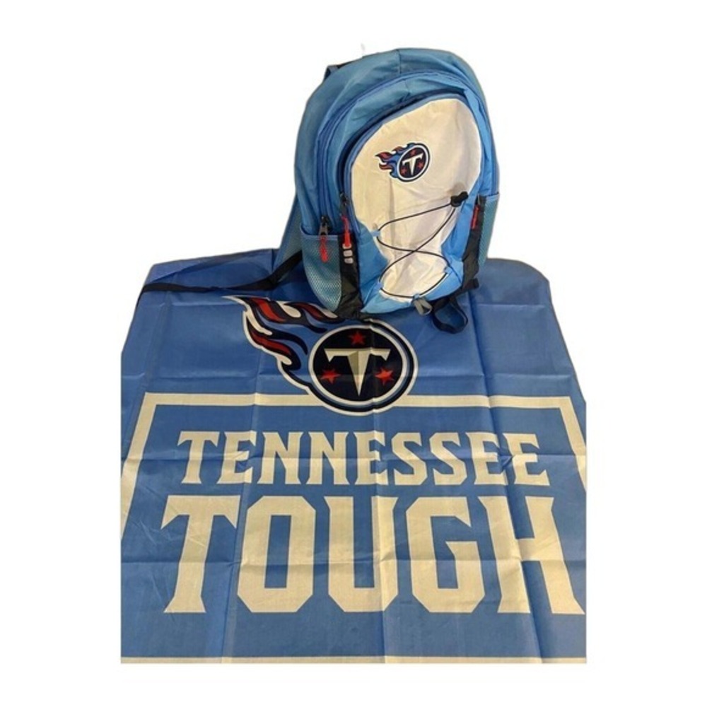 Tenessee Titans Back Pack With Flag